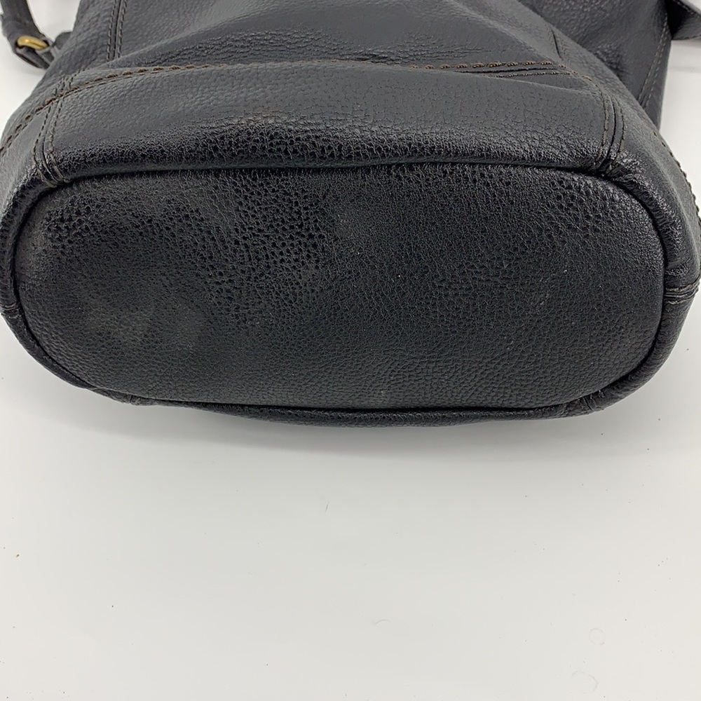 THE SAK Black Pebbled Leather Shoulder Bag - Picture 6 of 12